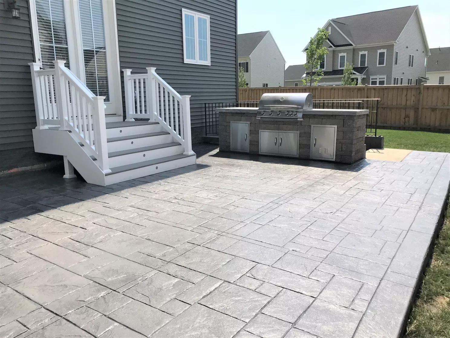 Custom Concrete Patio Designs